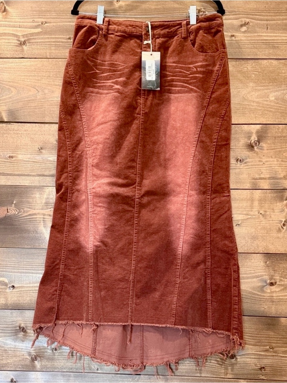 NWT In Loom Soft Corduroy Maxi Skirt - Size L